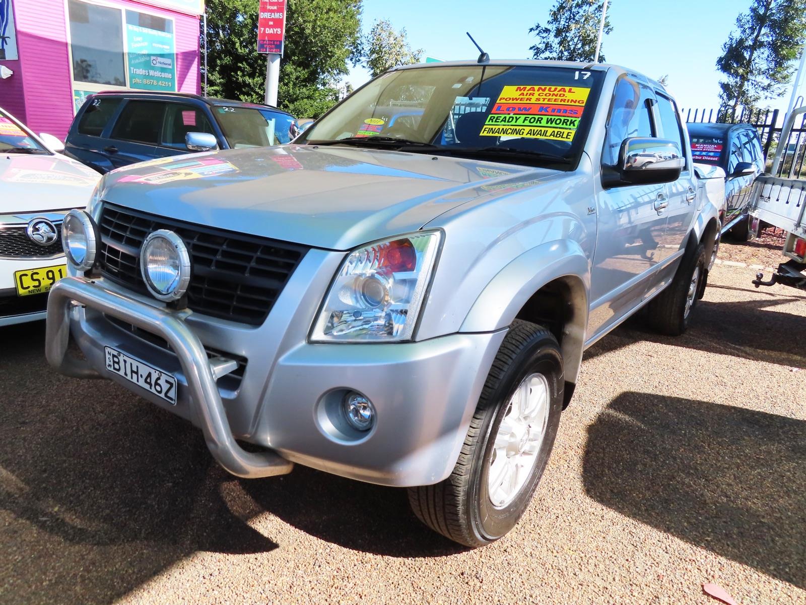 2008 HOLDEN RODEO RA MY08 LX 5 SP MANUAL C/CHAS