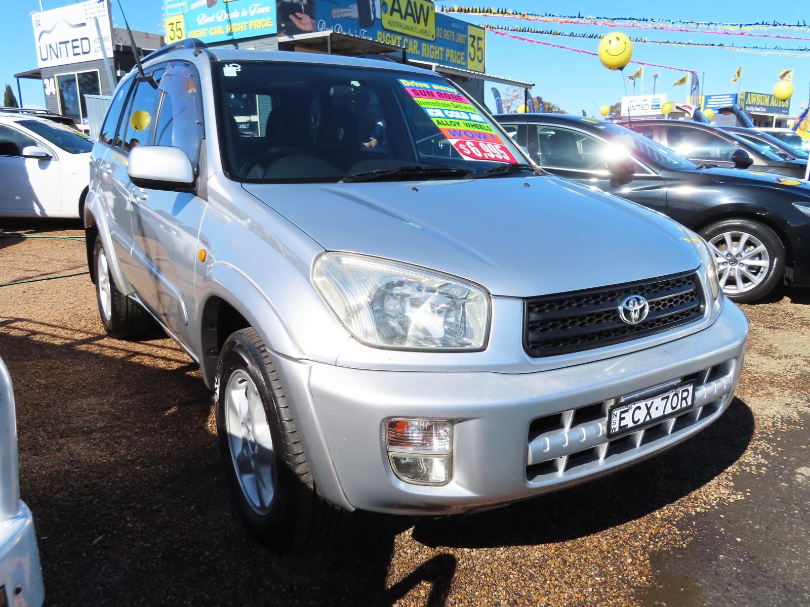 2002 TOYOTA RAV4 ACA21R CRUISER (4x4) 4 SP AUTOMATIC 4x4 4D WAGON