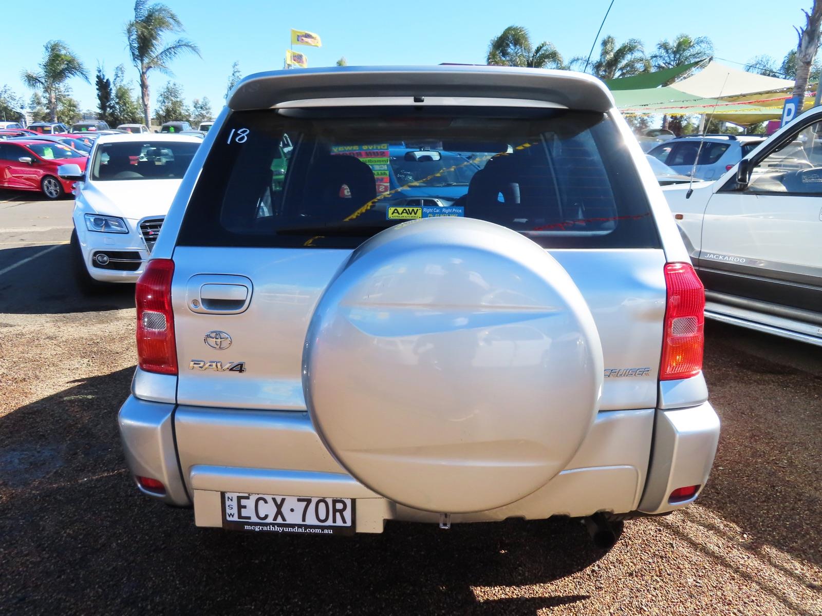 2002 TOYOTA RAV4 ACA21R CRUISER (4x4) 4 SP AUTOMATIC 4x4 4D WAGON