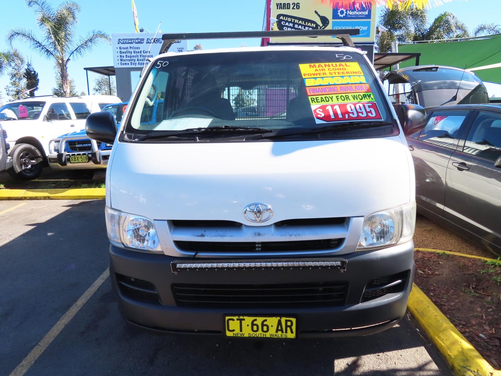 2006 TOYOTA HIACE TRH201R LWB 5 SP MANUAL 4D VAN