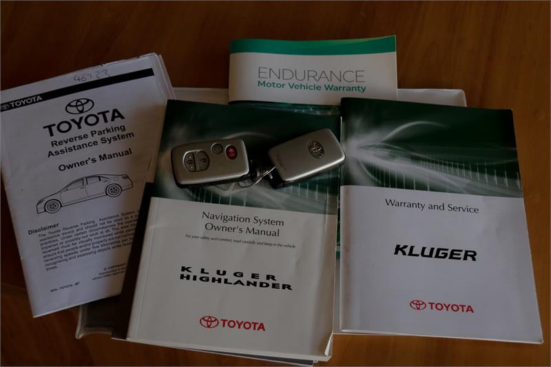 2008 TOYOTA KLUGER GSU45R GRANDE (4x4) 5 SP AUTOMATIC 4D WAGON