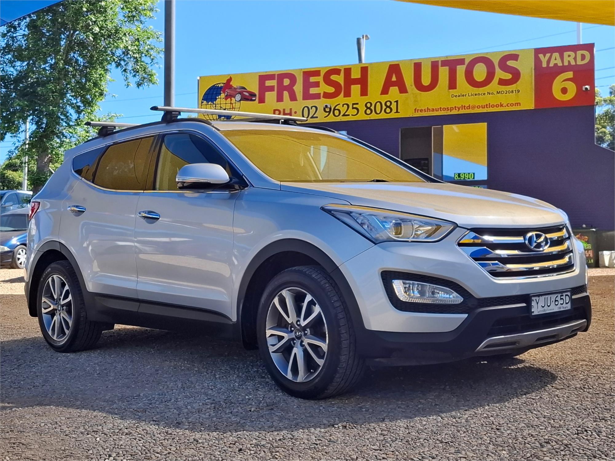 2014 HYUNDAI SANTA FE DM MY15 ELITE CRDi (4x4) 6 SP AUTOMATIC 4D WAGON
