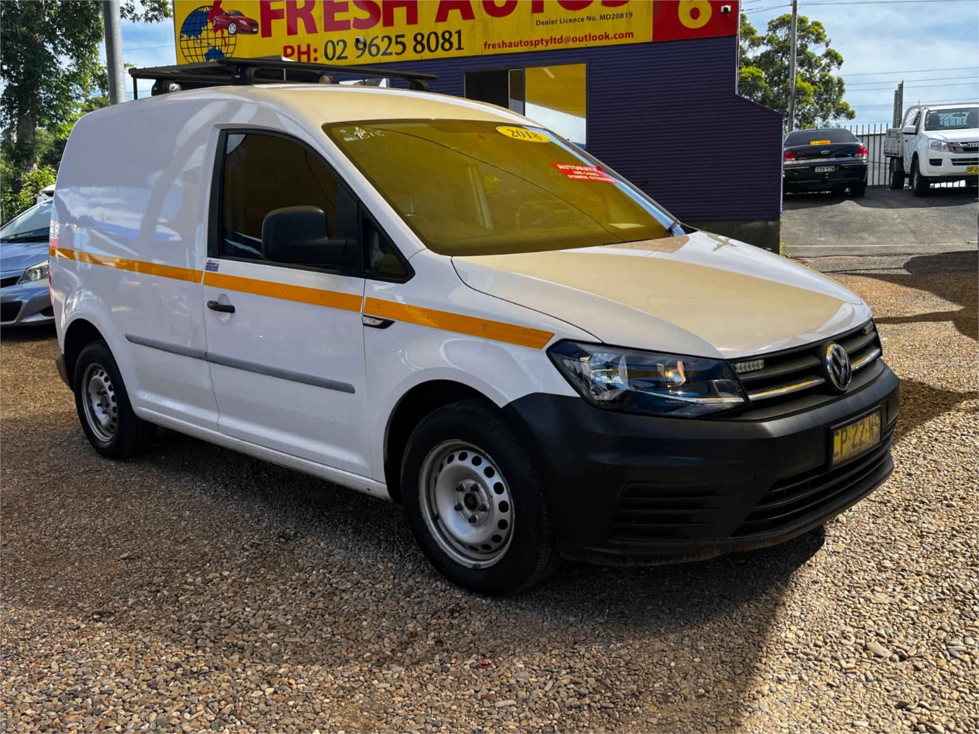 2018 VOLKSWAGEN CADDY 2K MY18 SWB TDI250 6 SP AUTO DIRECT SHIFT 3D VAN