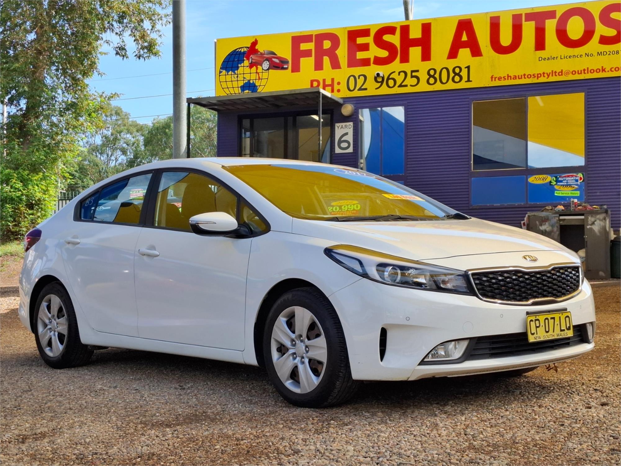 2018 KIA CERATO YD MY18 S 6 SP AUTO SEQ SPORTSHIFT 4D SEDAN