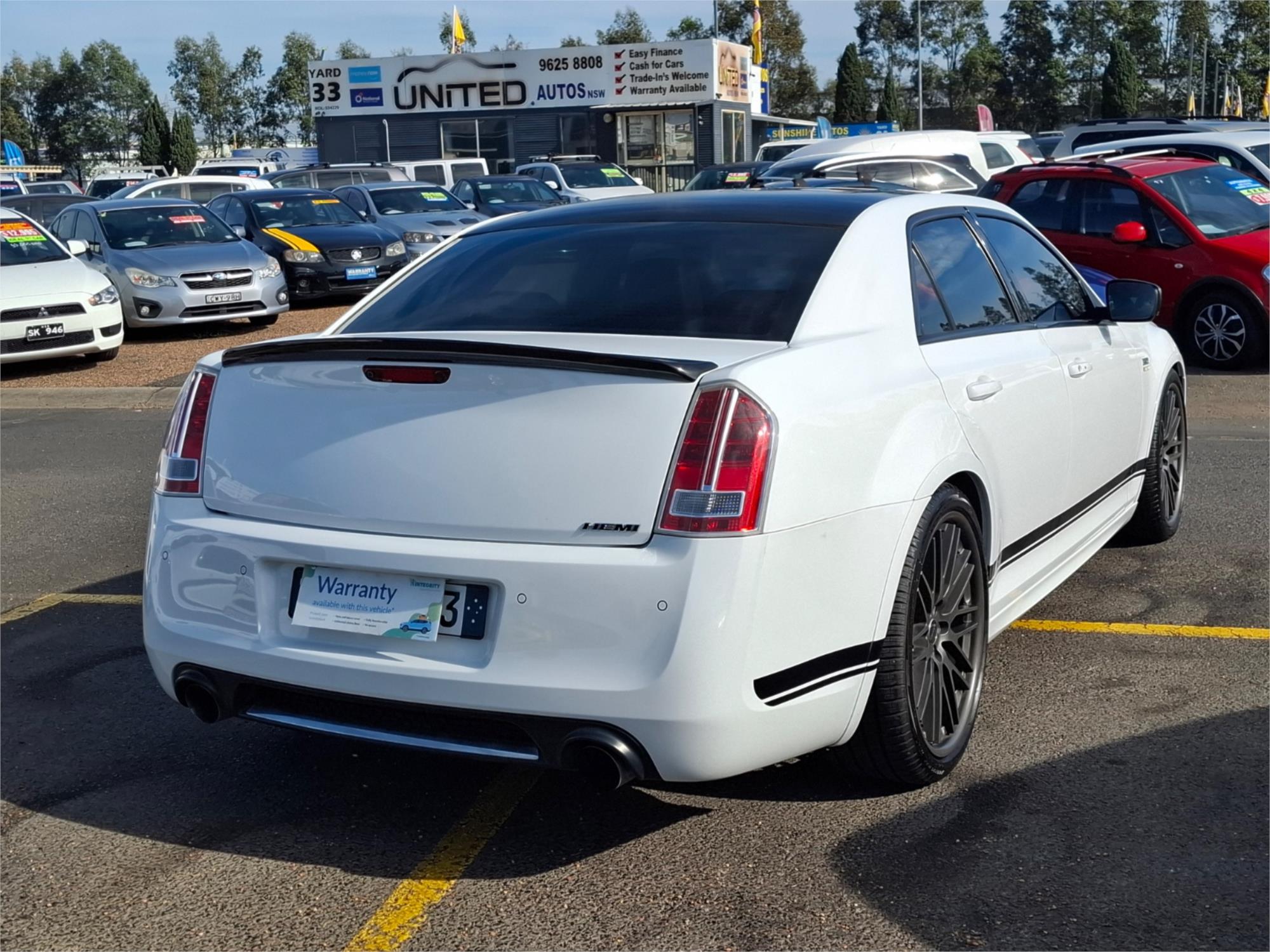 2013 CHRYSLER 300 MY12 SRT8 5 SP AUTOMATIC 4D SEDAN