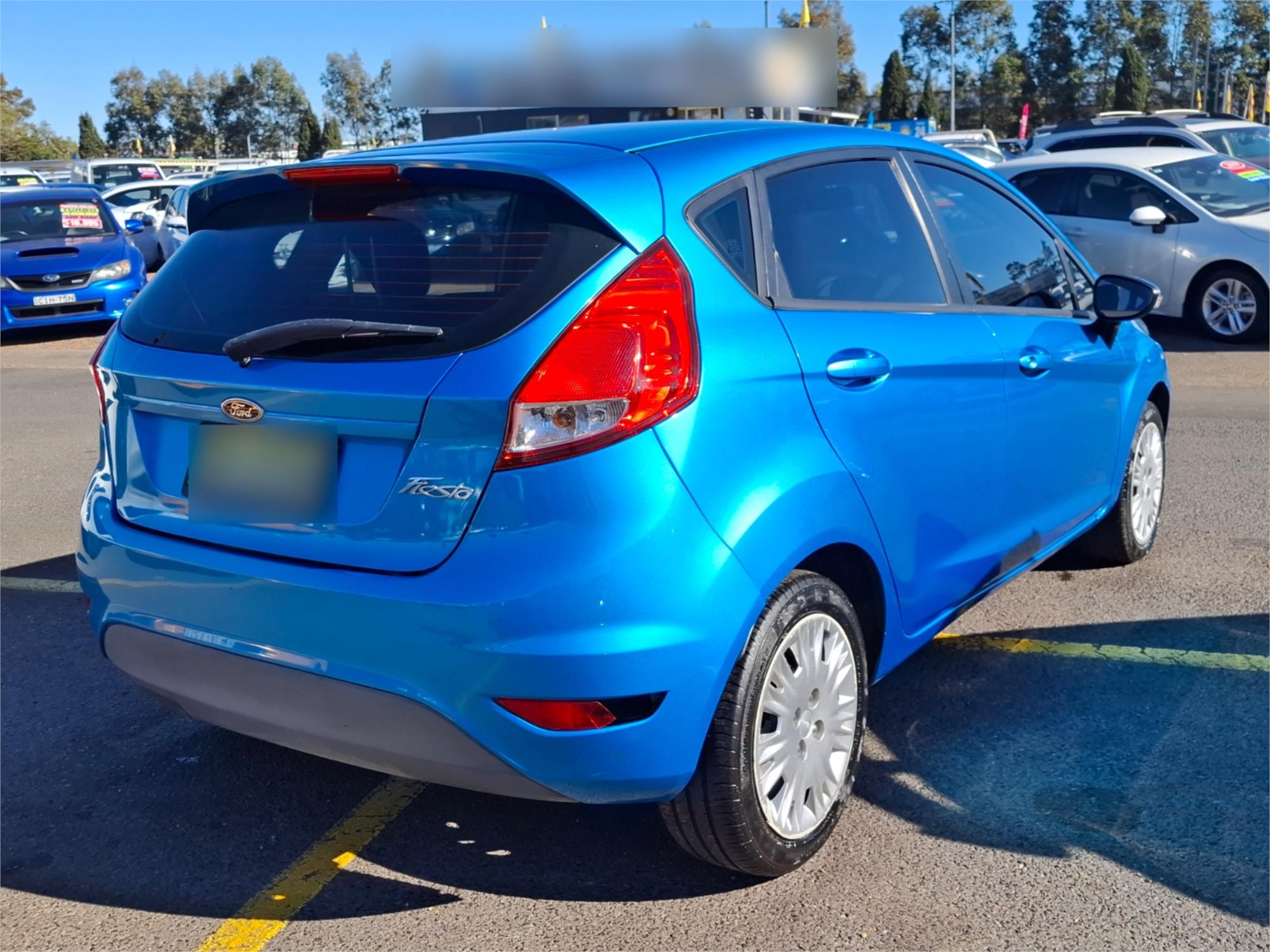 2014 FORD FIESTA WZ AMBIENTE 6 SP AUTOMATIC 5D HATCHBACK
