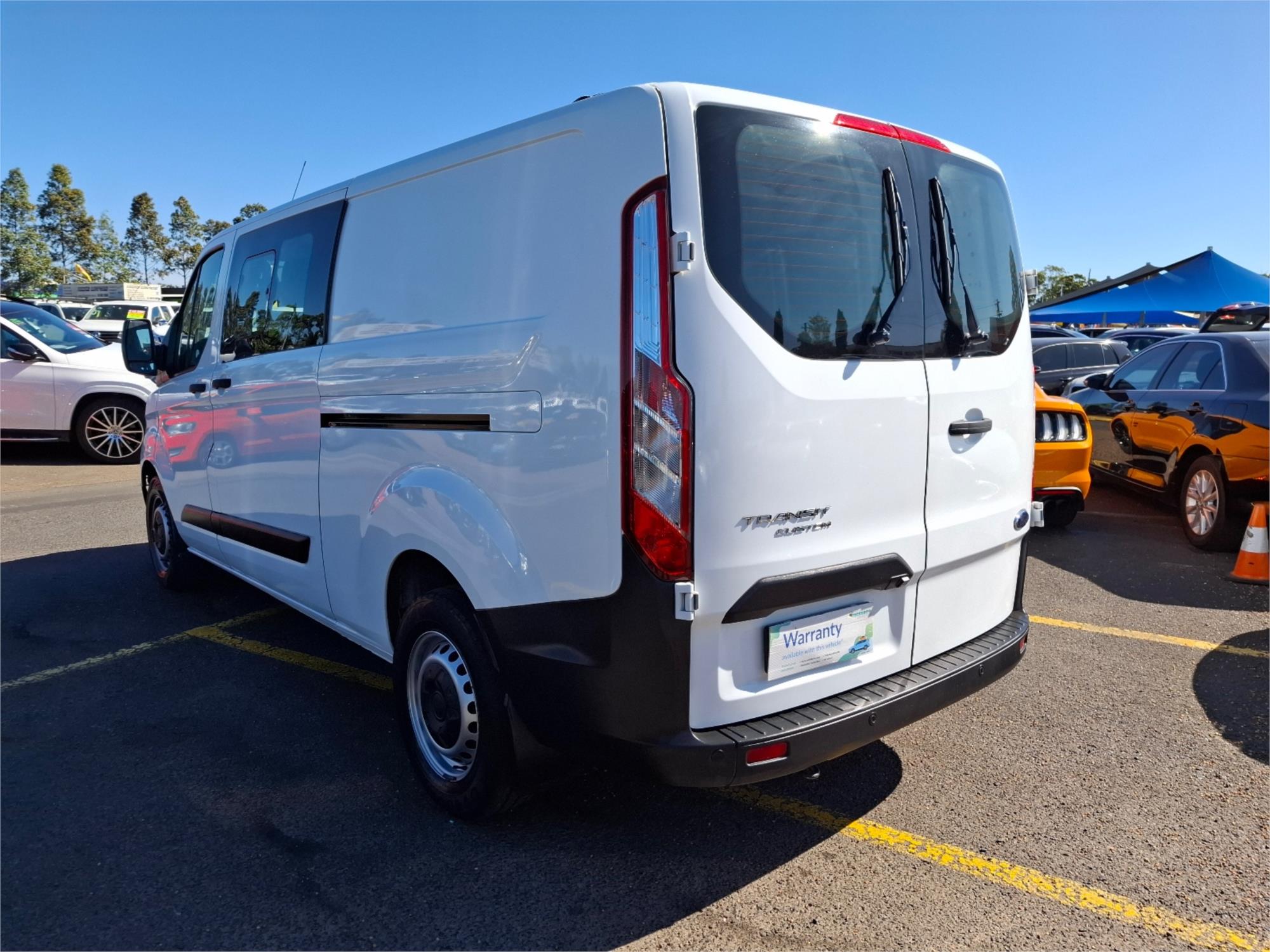 2021 FORD TRANSIT CUSTOM VN MY21.75 340L LOW ROOF LWB 6ST 5DR AUTOMATIC DUAL CAB VAN