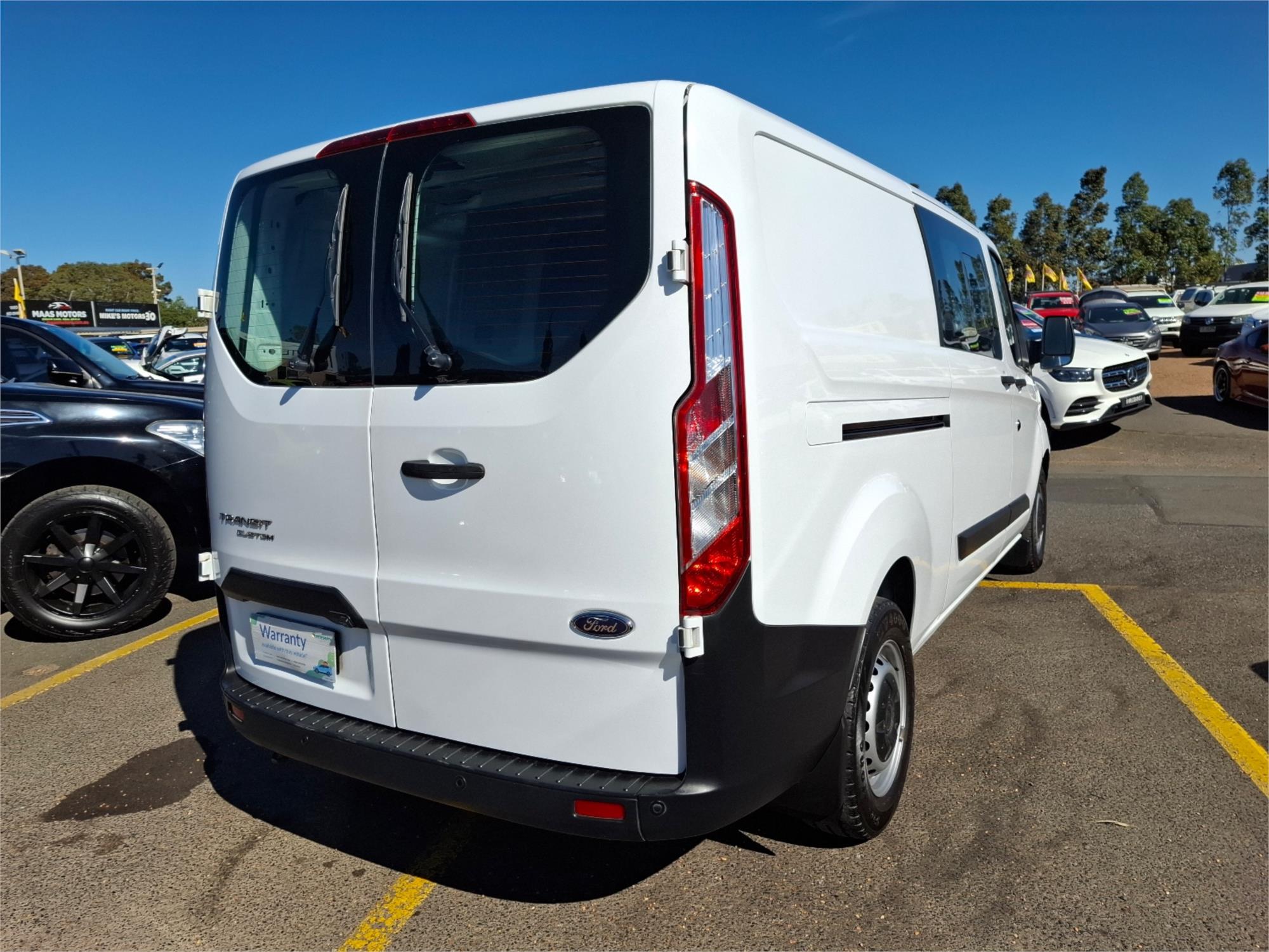 2021 FORD TRANSIT CUSTOM VN MY21.75 340L LOW ROOF LWB 6ST 5DR AUTOMATIC DUAL CAB VAN