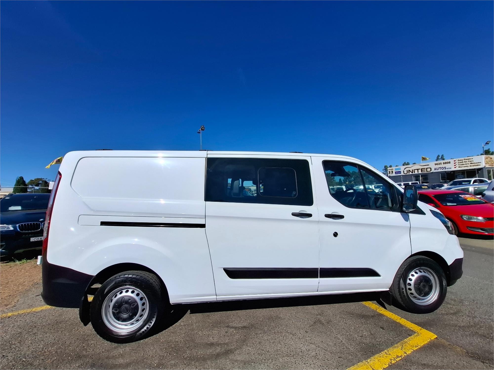 2021 FORD TRANSIT CUSTOM VN MY21.75 340L LOW ROOF LWB 6ST 5DR AUTOMATIC DUAL CAB VAN