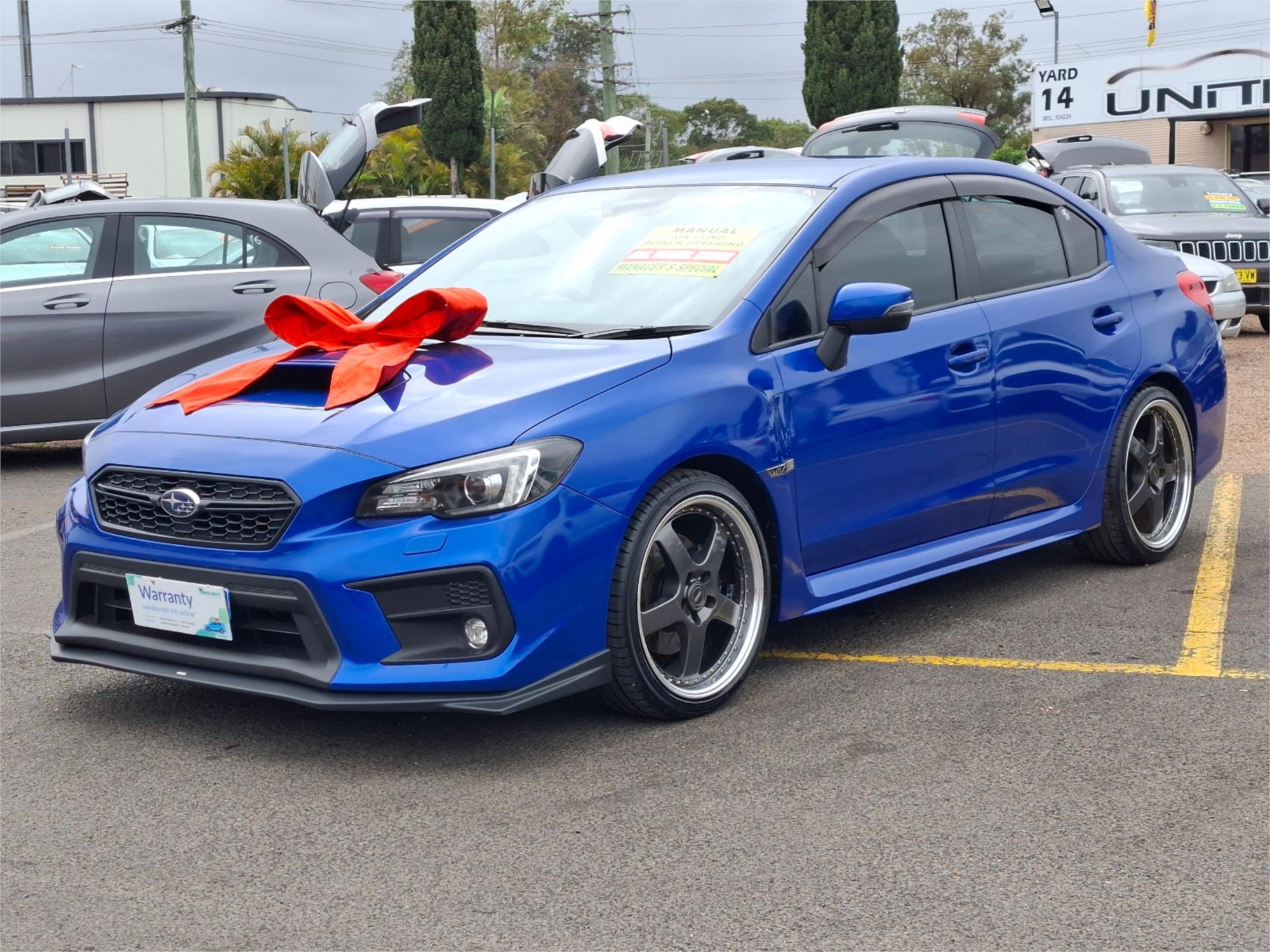 2019 SUBARU WRX MY19 (AWD) 6 SP MANUAL 4D SEDAN