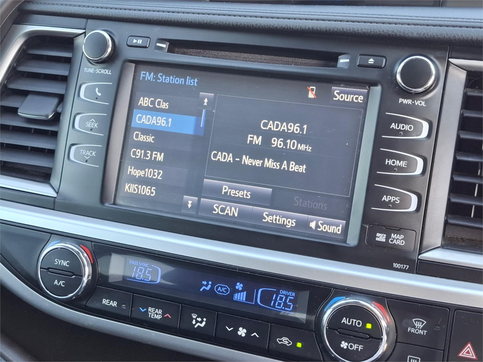 2018 TOYOTA KLUGER GSU50R MY17 GXL (4x2) 8 SP AUTOMATIC 4D WAGON