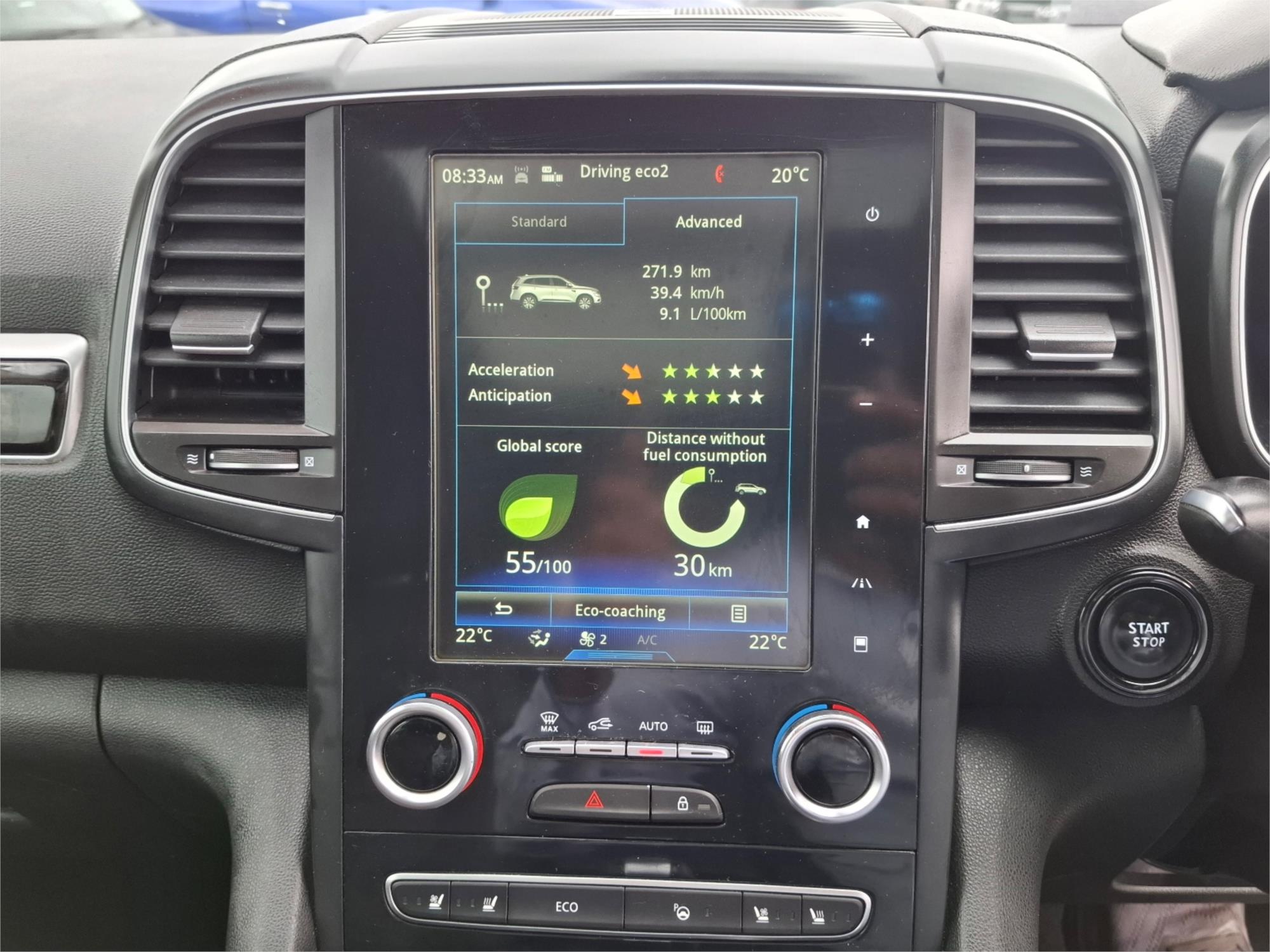 2016 RENAULT KOLEOS XZG INTENS X-TRONIC (4x4) CONTINUOUS VARIABLE 4D WAGON
