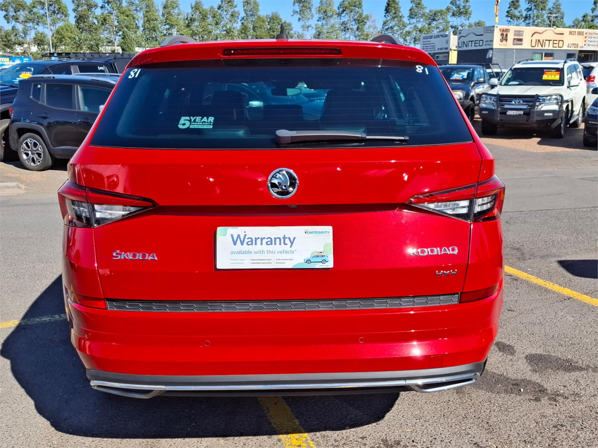 2018 SKODA KODIAQ NS MY18.5 140 TDI (4x4) 7 SP AUTO DIRECT SHIFT 4D WAGON