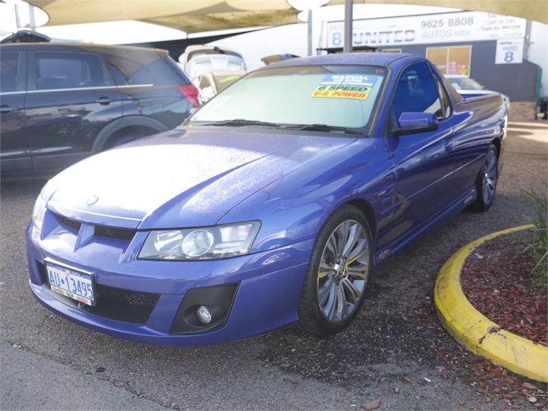 2005 HOLDEN SPECIAL VEHICLES MALOO Z SERIES MANUAL UTILITY