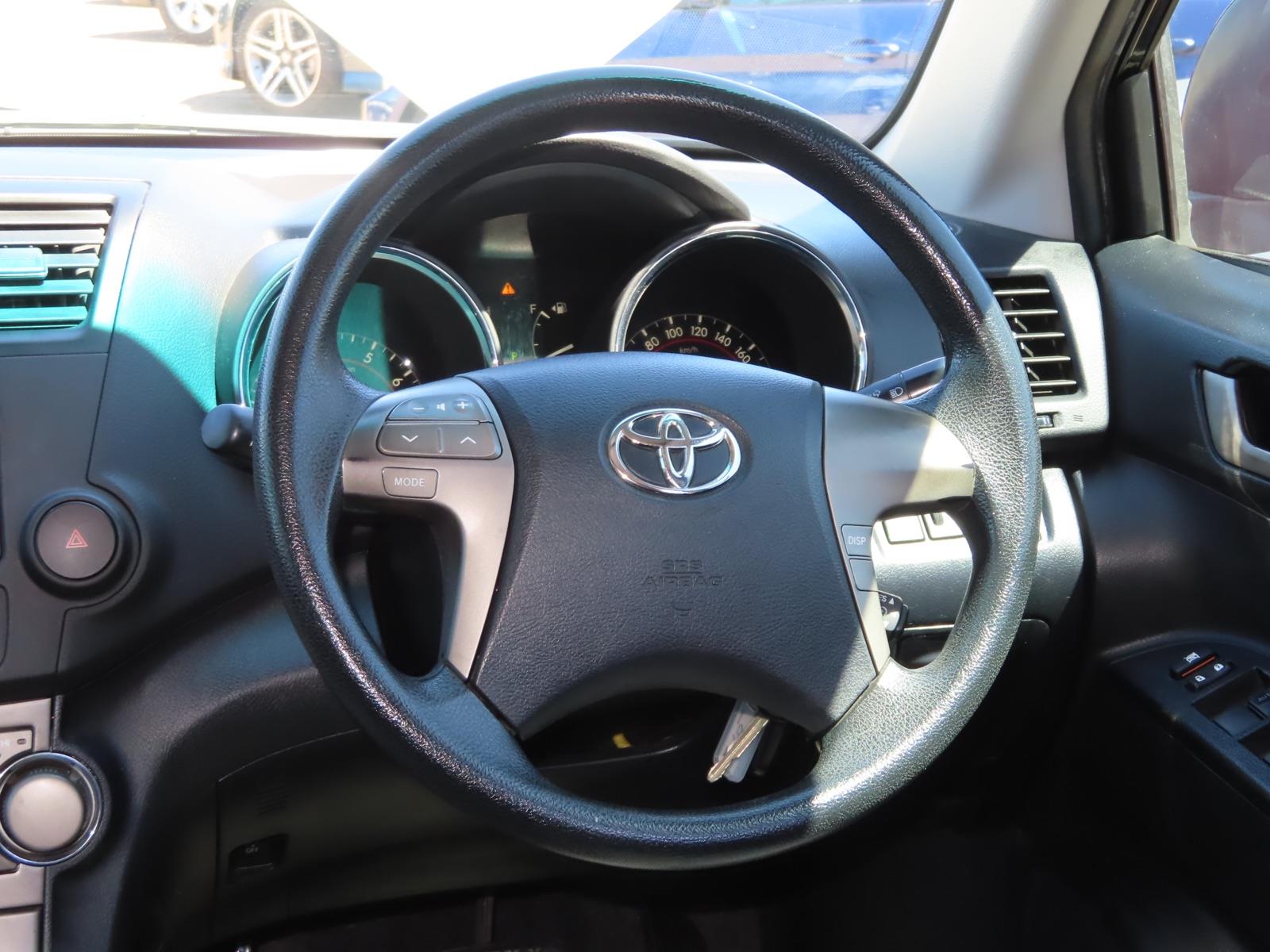 2009 TOYOTA KLUGER GSU40R KX-R (FWD) 5 SEAT 5 SP AUTOMATIC 4D WAGON