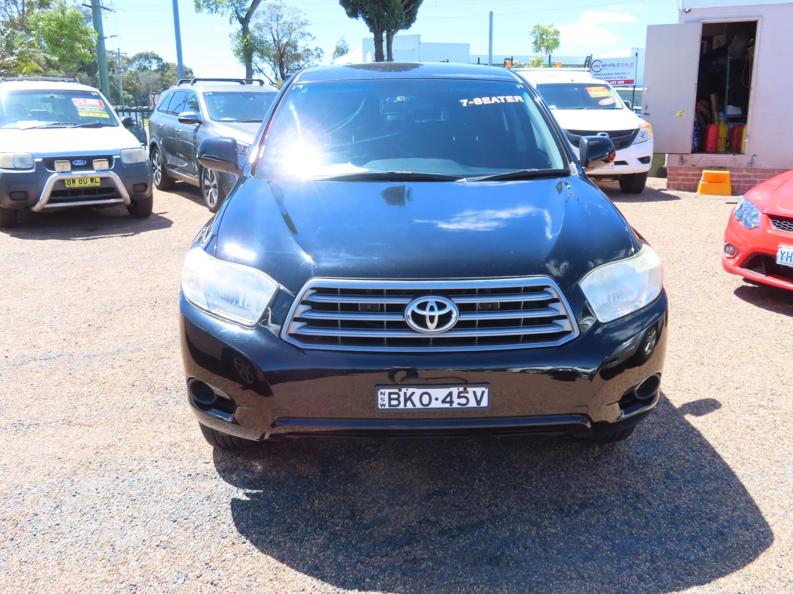 2009 TOYOTA KLUGER GSU40R KX-R (FWD) 5 SEAT 5 SP AUTOMATIC 4D WAGON