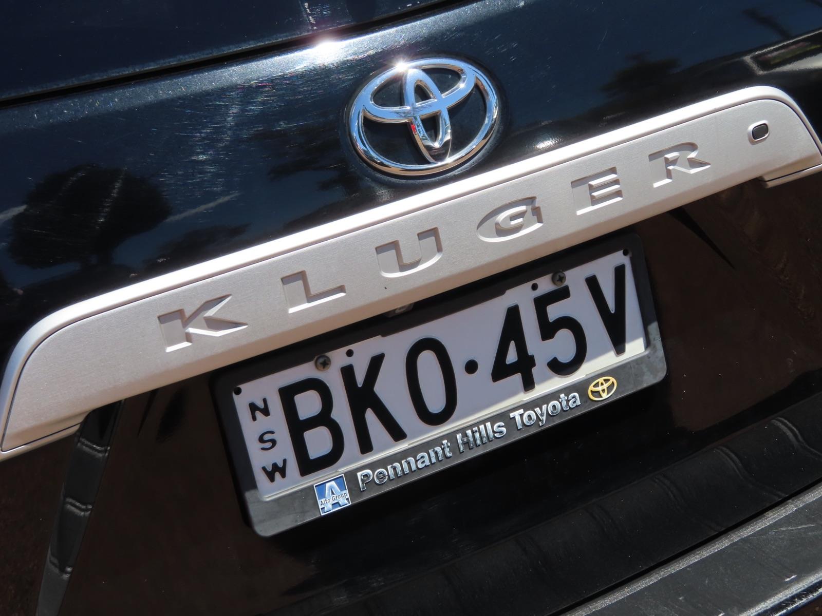 2009 TOYOTA KLUGER GSU40R KX-R (FWD) 5 SEAT 5 SP AUTOMATIC 4D WAGON