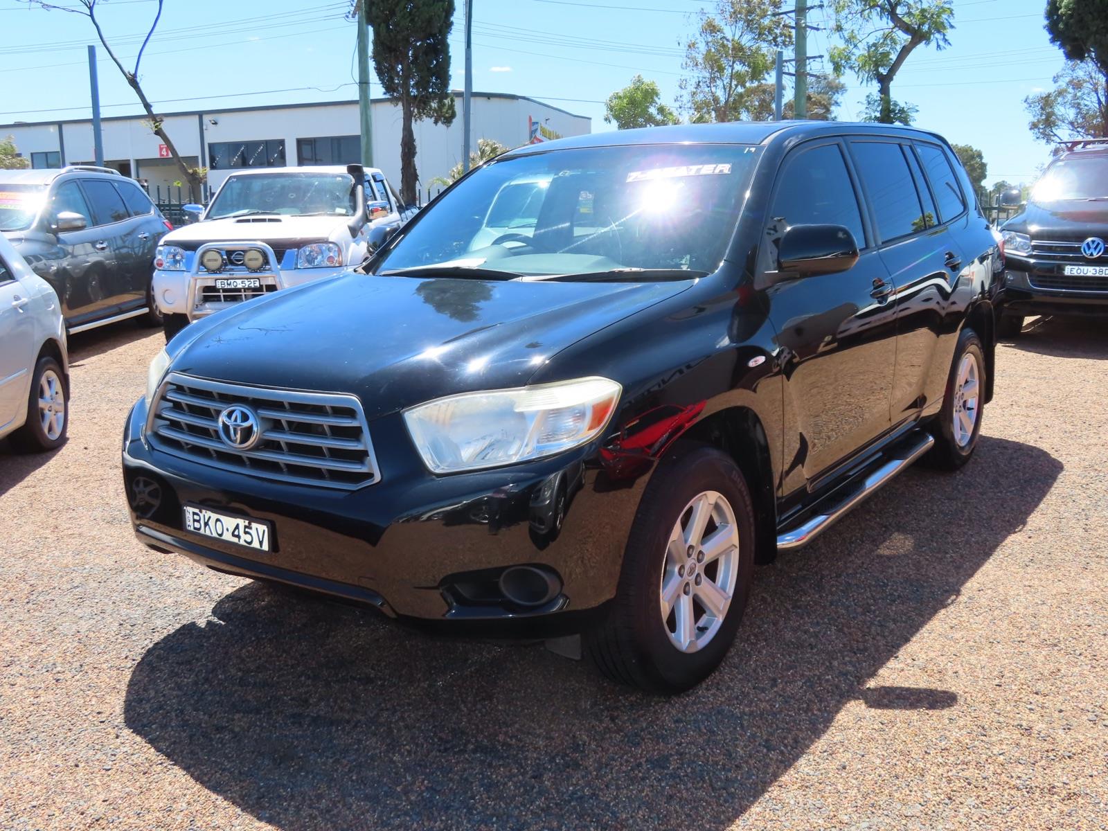 2009 TOYOTA KLUGER GSU40R KX-R (FWD) 5 SEAT 5 SP AUTOMATIC 4D WAGON