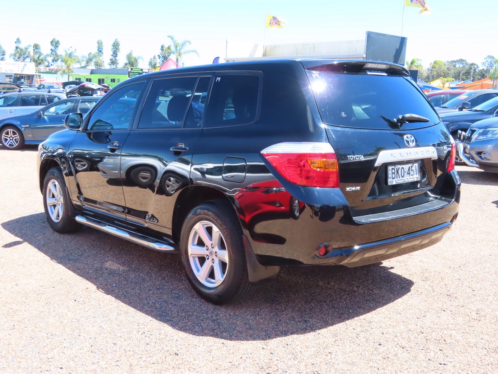 2009 TOYOTA KLUGER GSU40R KX-R (FWD) 5 SEAT 5 SP AUTOMATIC 4D WAGON