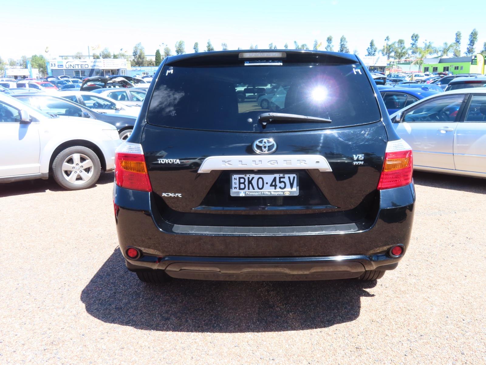 2009 TOYOTA KLUGER GSU40R KX-R (FWD) 5 SEAT 5 SP AUTOMATIC 4D WAGON