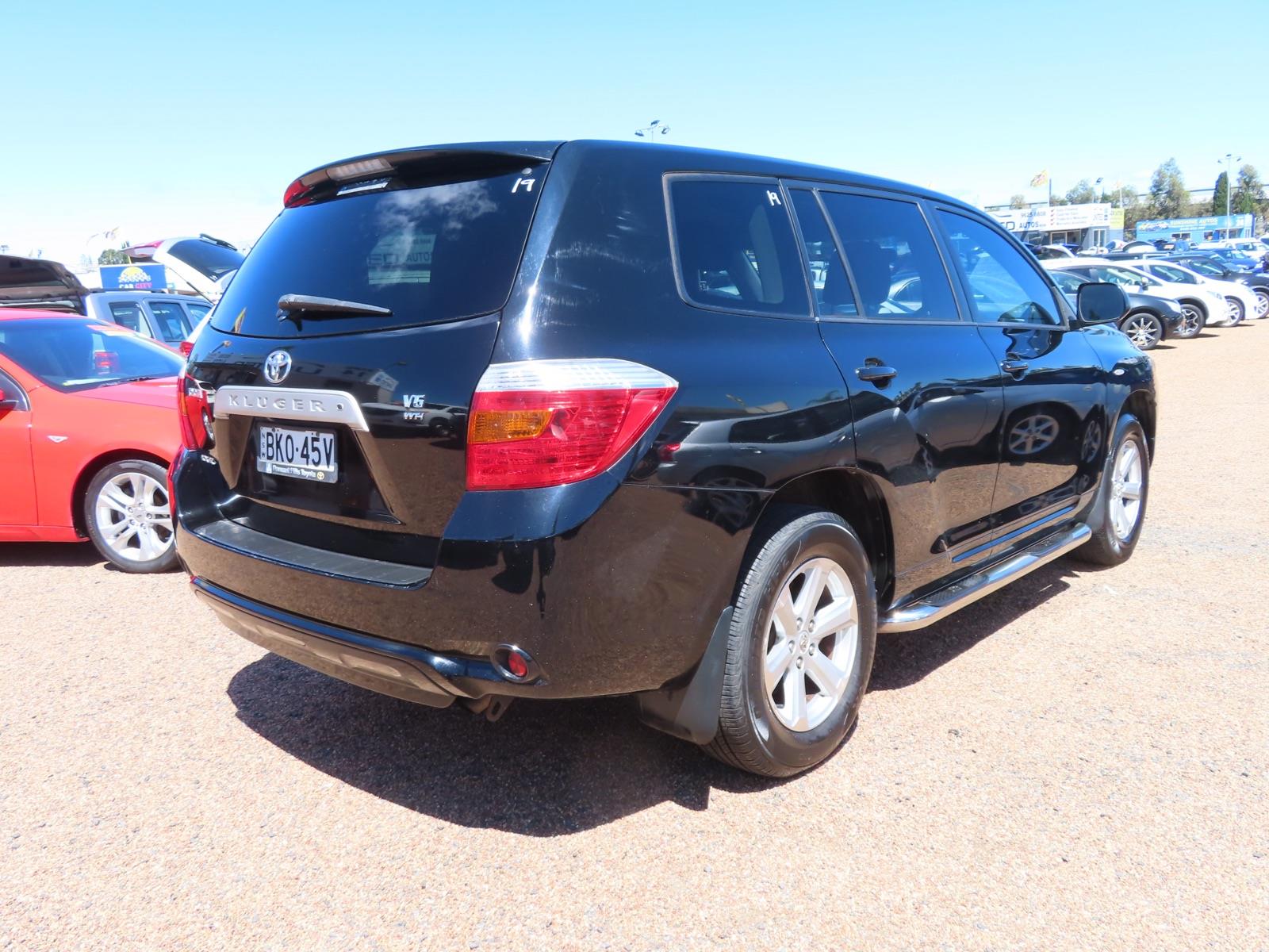 2009 TOYOTA KLUGER GSU40R KX-R (FWD) 5 SEAT 5 SP AUTOMATIC 4D WAGON
