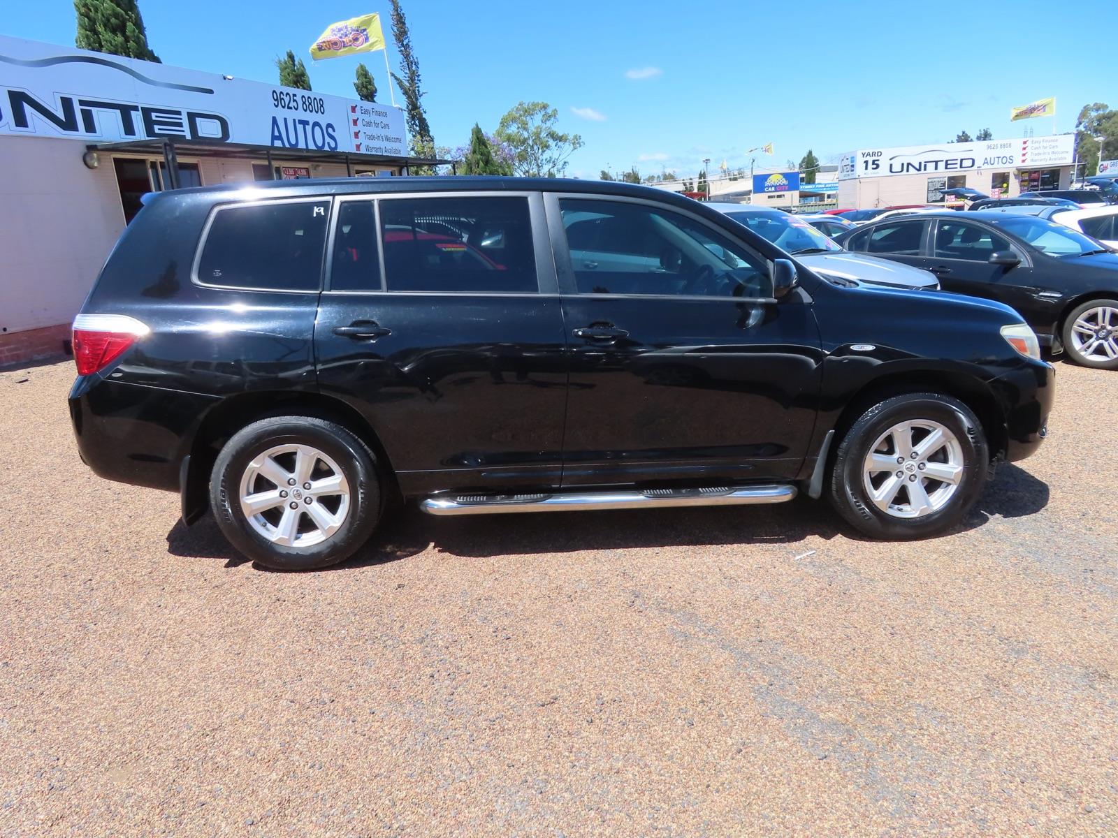 2009 TOYOTA KLUGER GSU40R KX-R (FWD) 5 SEAT 5 SP AUTOMATIC 4D WAGON