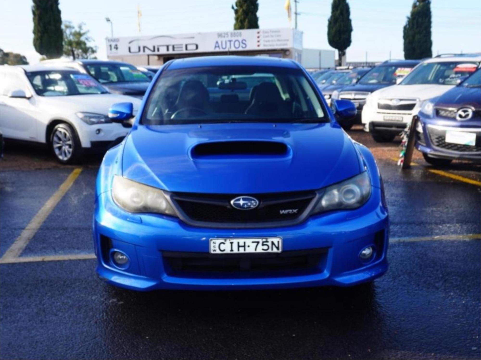 2011 SUBARU IMPREZA G3 WRX MANUAL SEDAN