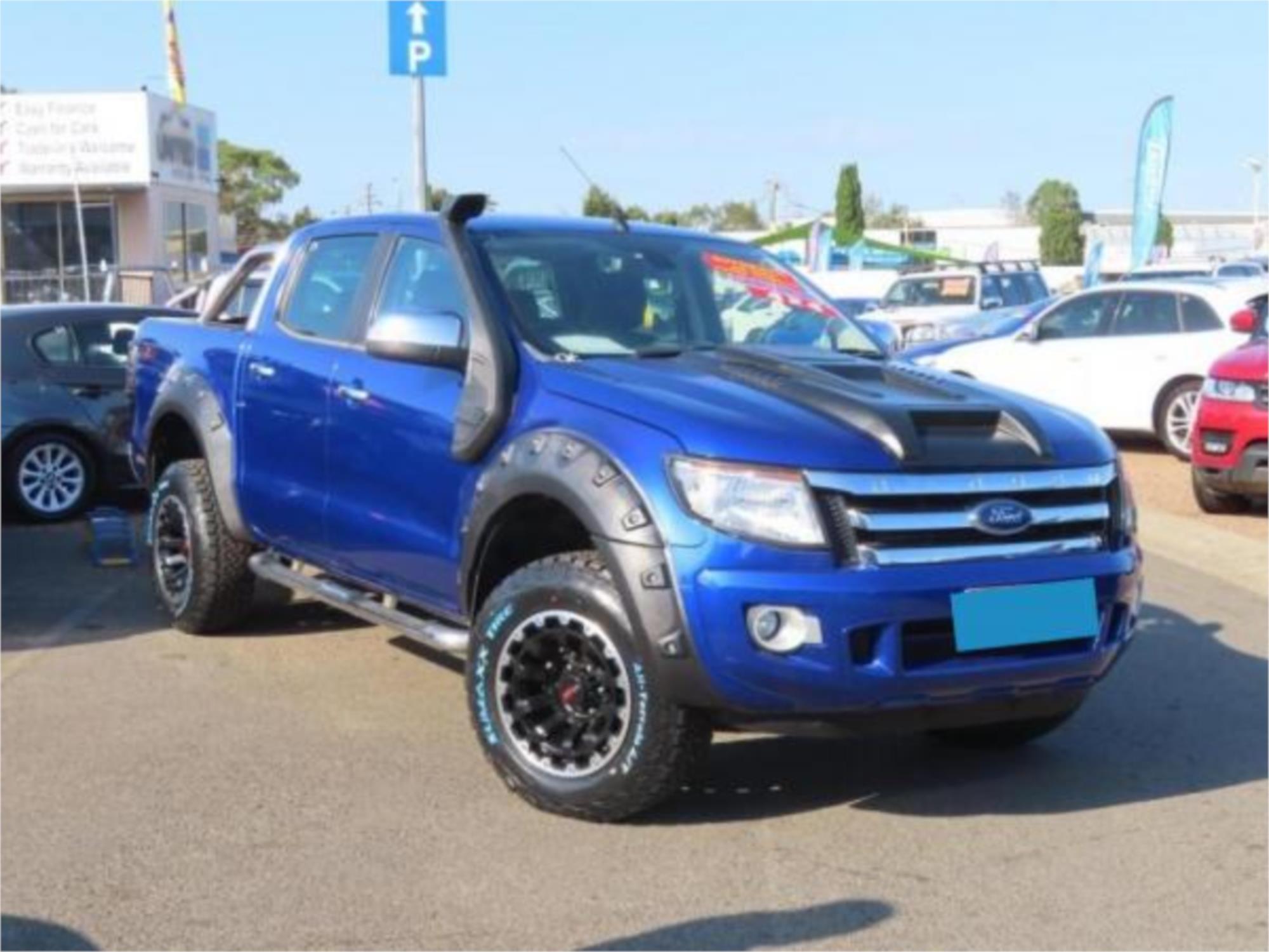 2012 FORD RANGER PX XLT 3.2 (4x4) 6 SP AUTOMATIC DUAL CAB UTILITY