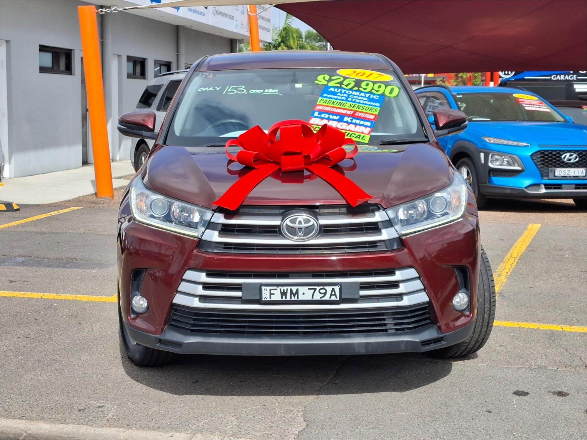 2017 TOYOTA KLUGER GSU55R MY17 GX (4x4) 8 SP AUTOMATIC 4D WAGON