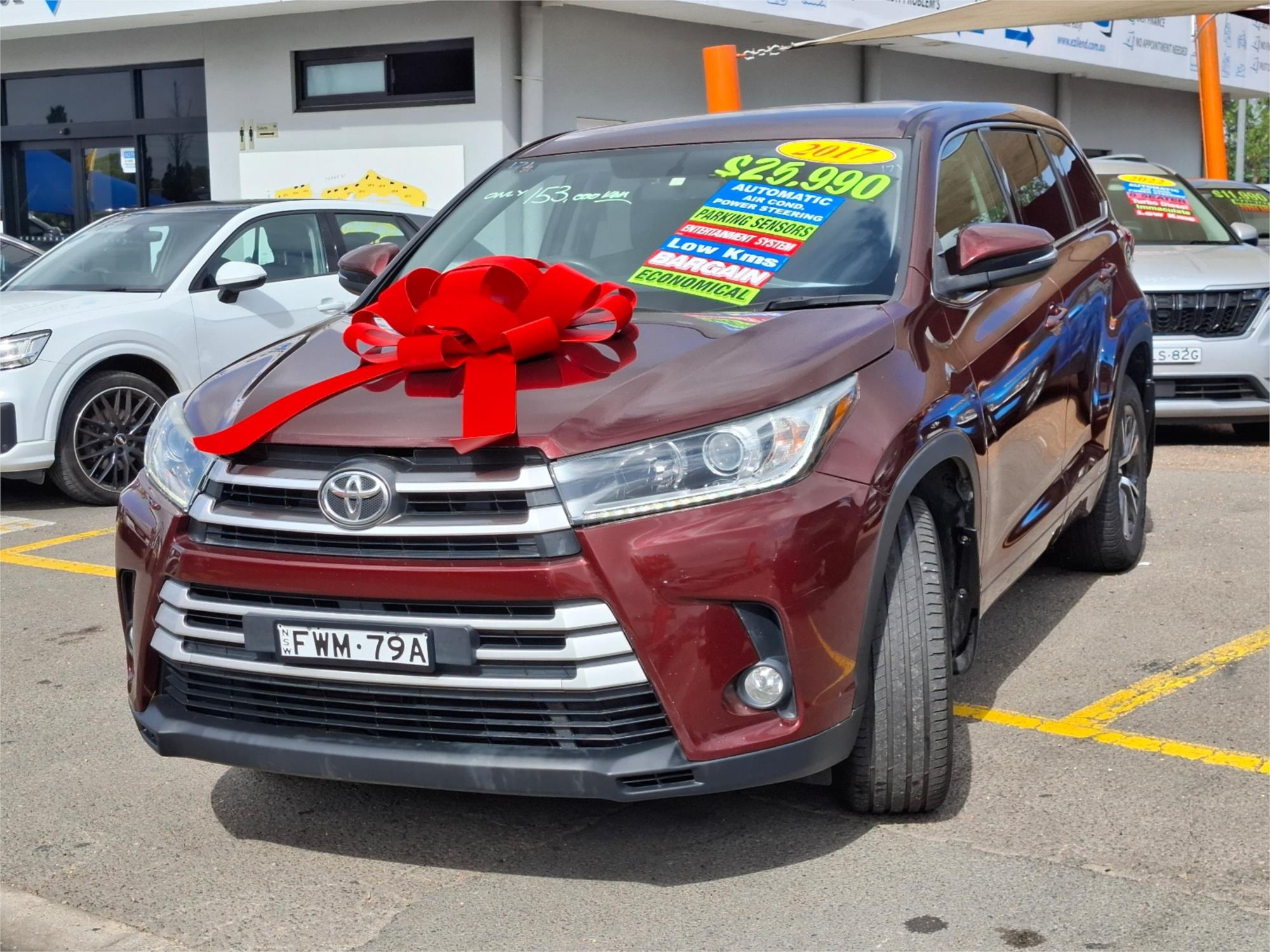 2017 TOYOTA KLUGER GSU55R MY17 GX (4x4) 8 SP AUTOMATIC 4D WAGON