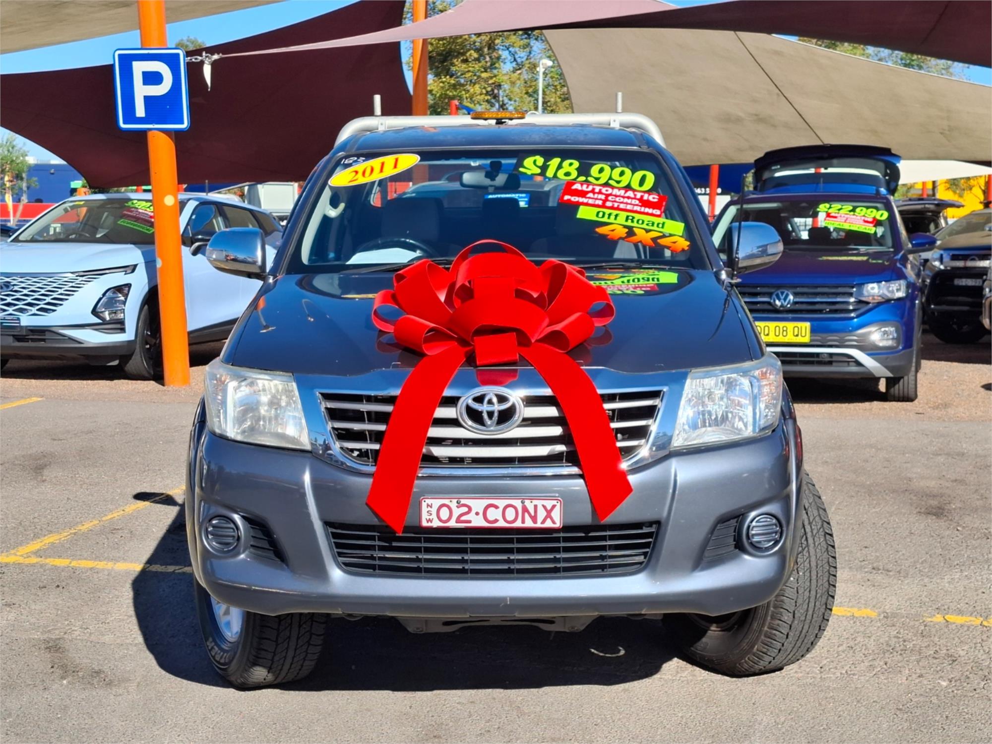2011 TOYOTA HILUX GGN25R MY12 SR5 (4x4) 5 SP AUTOMATIC DUAL CAB P/UP