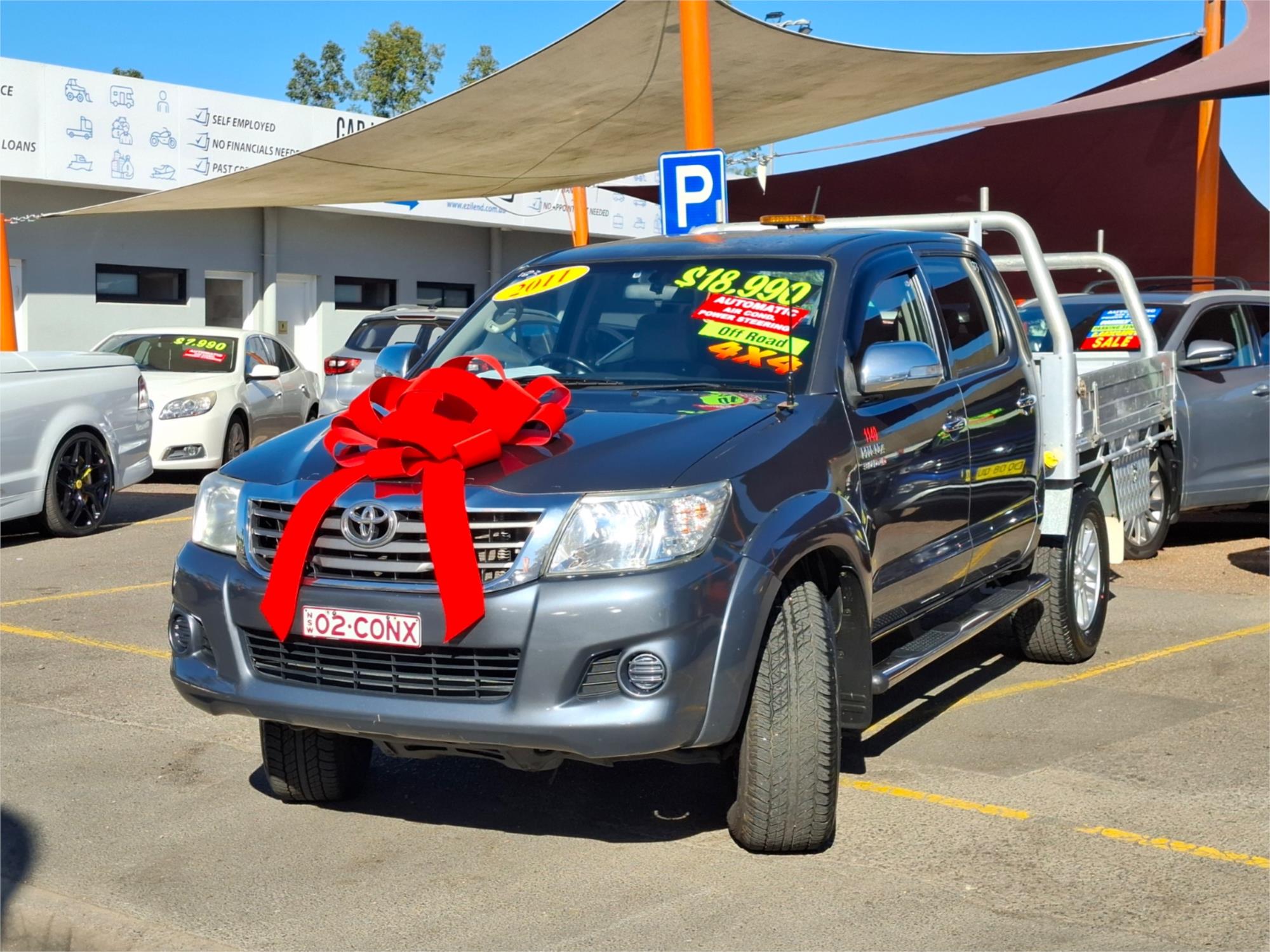 2011 TOYOTA HILUX GGN25R MY12 SR5 (4x4) 5 SP AUTOMATIC DUAL CAB P/UP