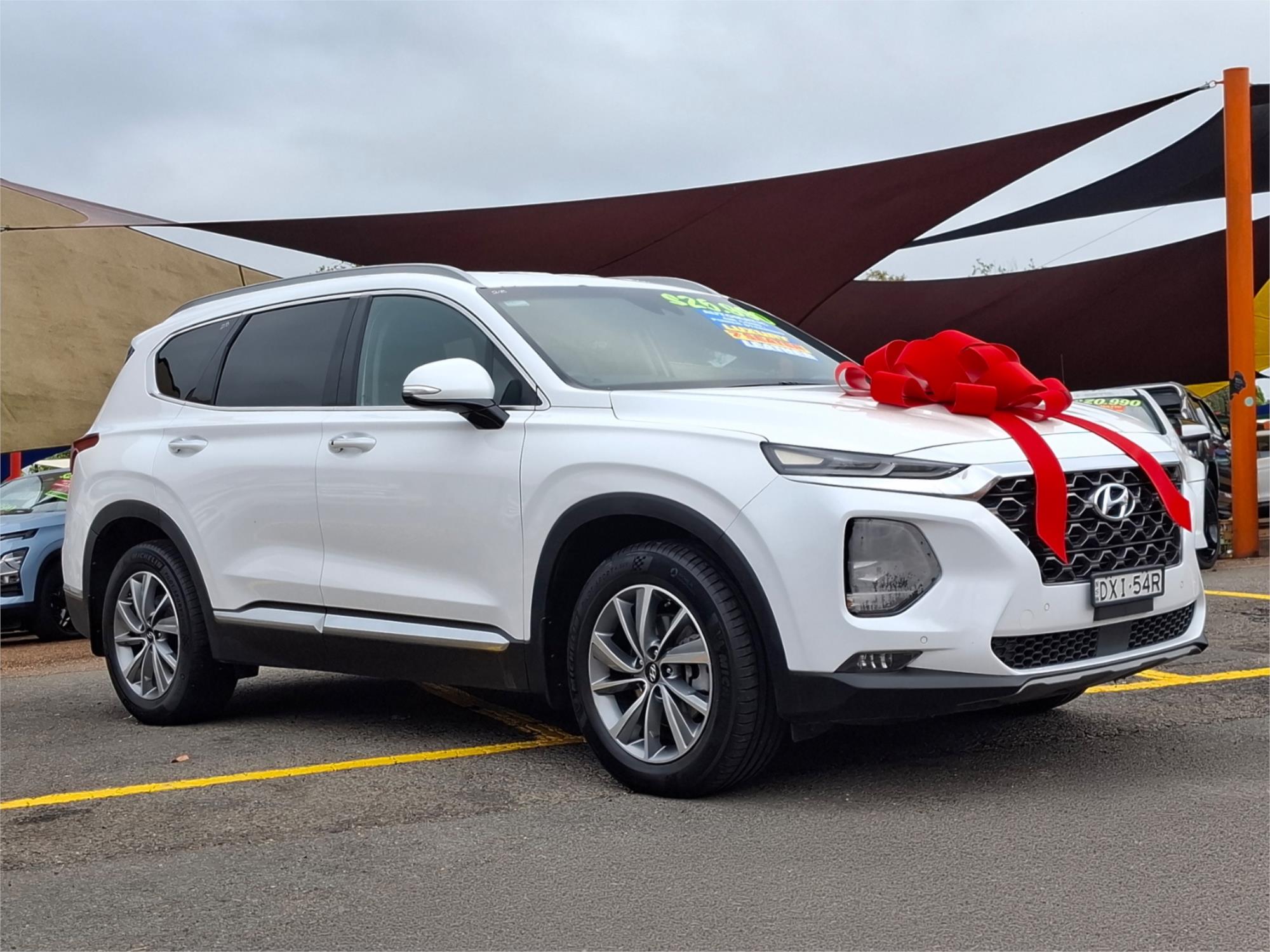 2018 HYUNDAI SANTA FE TM HIGHLANDER CRDi SATIN AWD 8 SP AUTOMATIC 4D WAGON