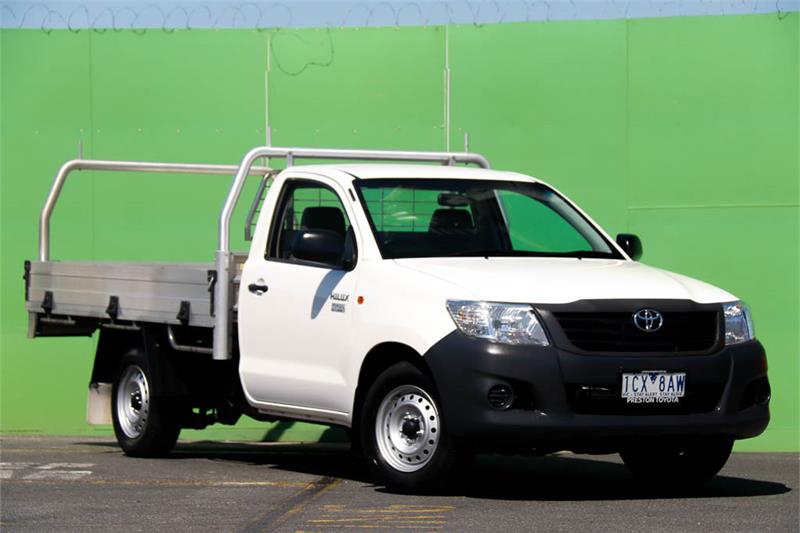 2014 TOYOTA HILUX TGN16R WORKMATE AUTOMATIC CAB CHASSIS