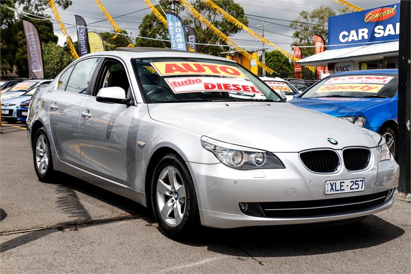 2010 BMW 5 E60 MY09 20d 6 SP AUTOMATIC STEPTRONIC 4D SEDAN