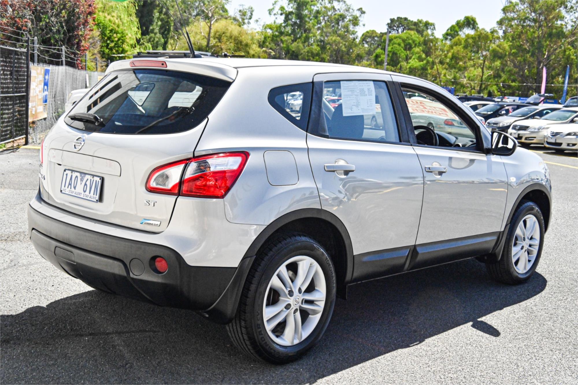2013 NISSAN DUALIS J10 MY13 ST (4x2) CVT AUTO 6 SP SEQUENTIAL 4D WAGON