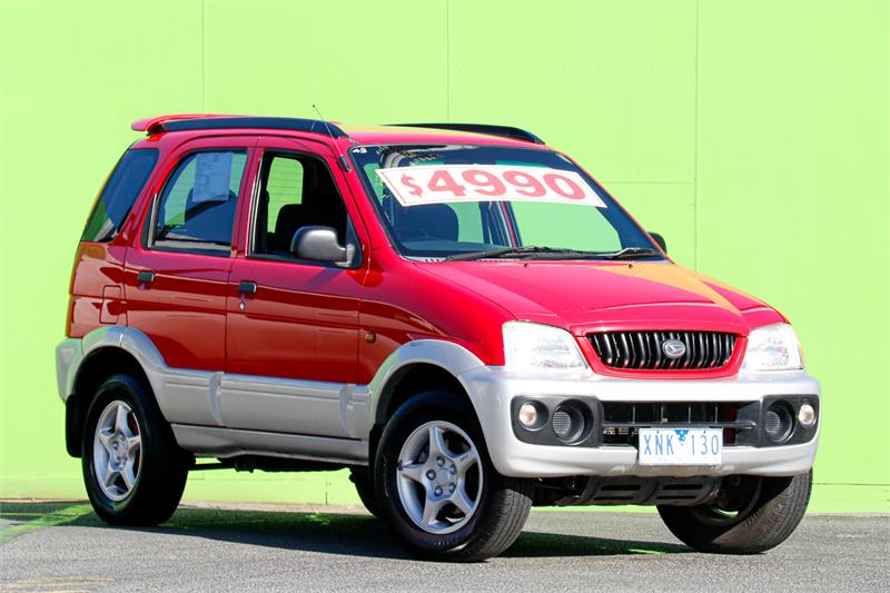 2002 DAIHATSU TERIOS J102 MANUAL WAGON