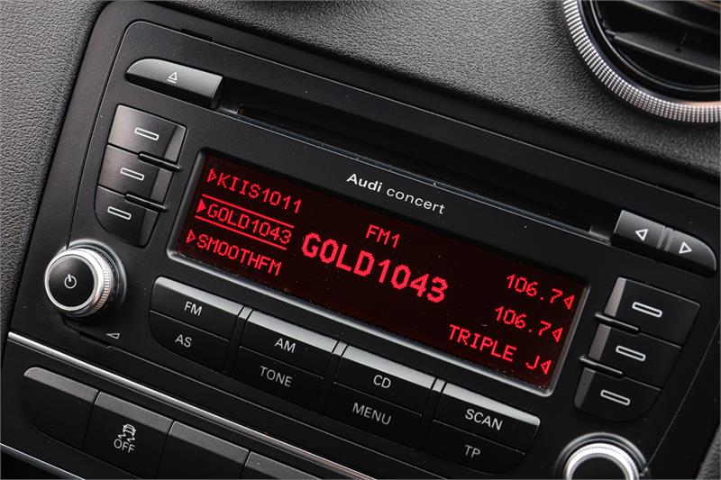 2012 AUDI A3 8P MY12 SPORTBACK 1.6 TDI ATTRACTION 7 SP AUTOMATIC 5D HATCHBACK