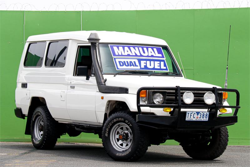 1998 TOYOTA LANDCRUISER FZJ75RV MANUAL HARDTOP