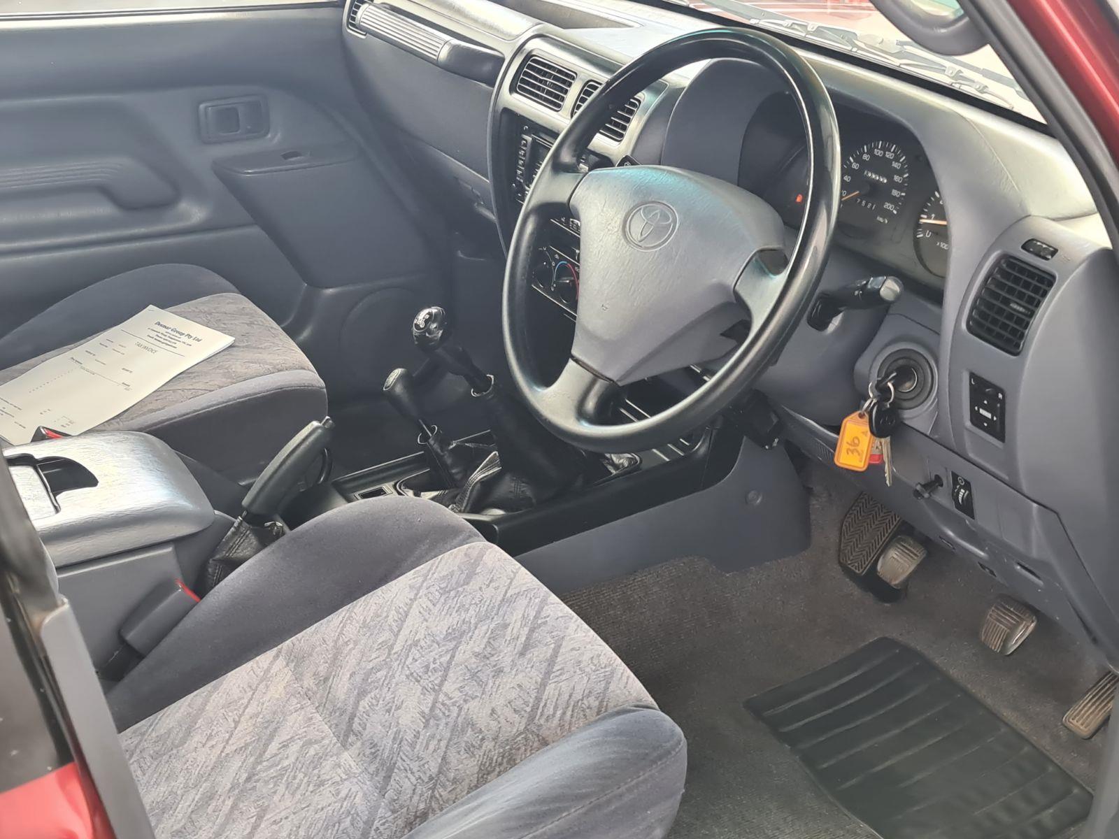 1999 TOYOTA LANDCRUISER PRADO VZJ95R SNOWY MANUAL WAGON