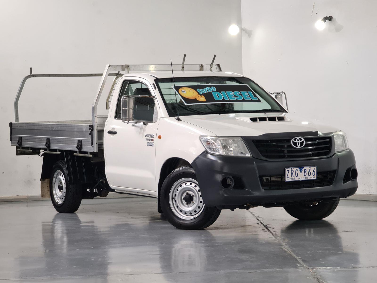 2013 TOYOTA HILUX KUN16R WORKMATE MANUAL CAB CHASSIS