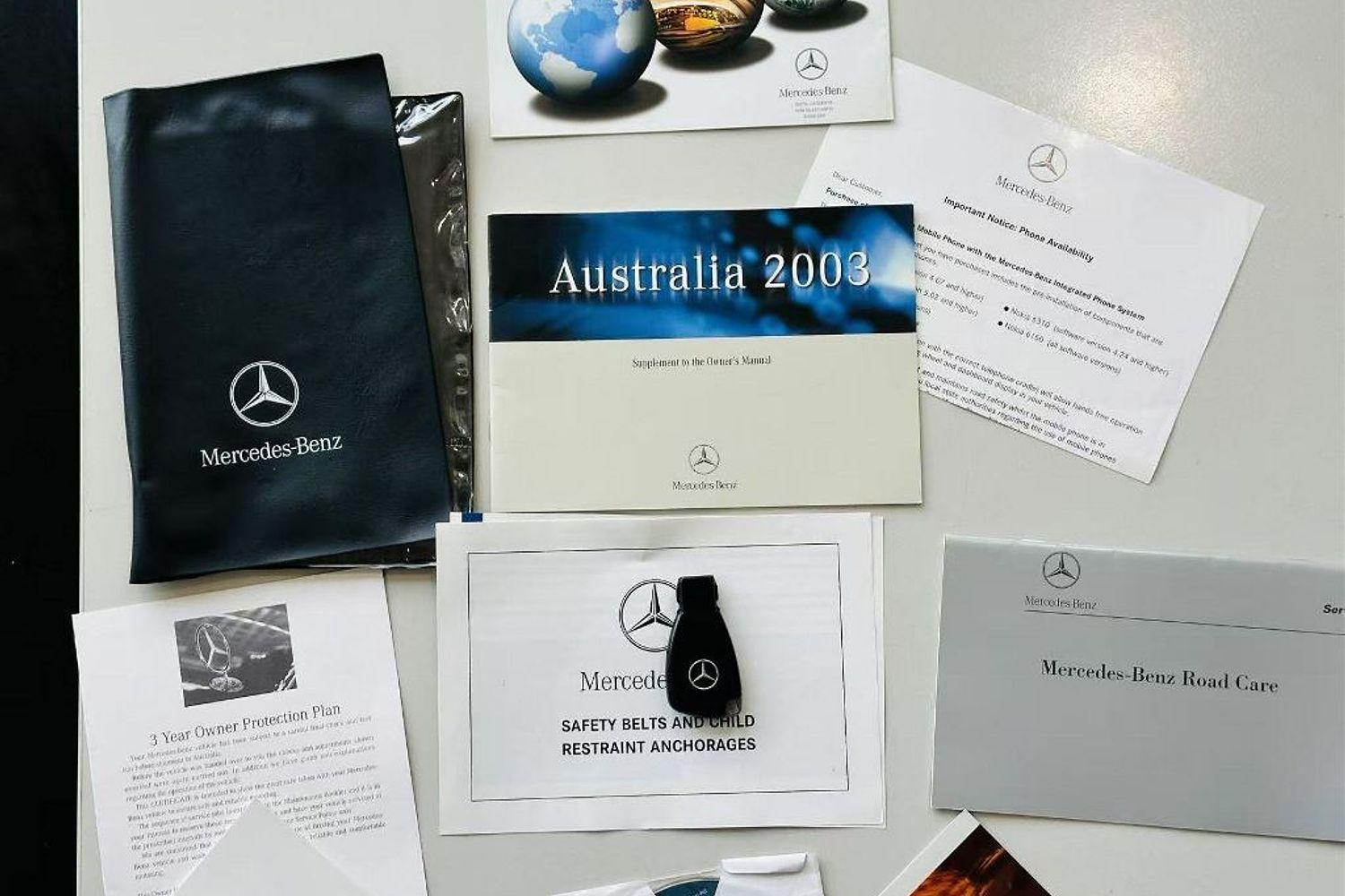 2003 MERCEDES-BENZ E-CLASS E320 ELEGANCE AUTO SEDAN