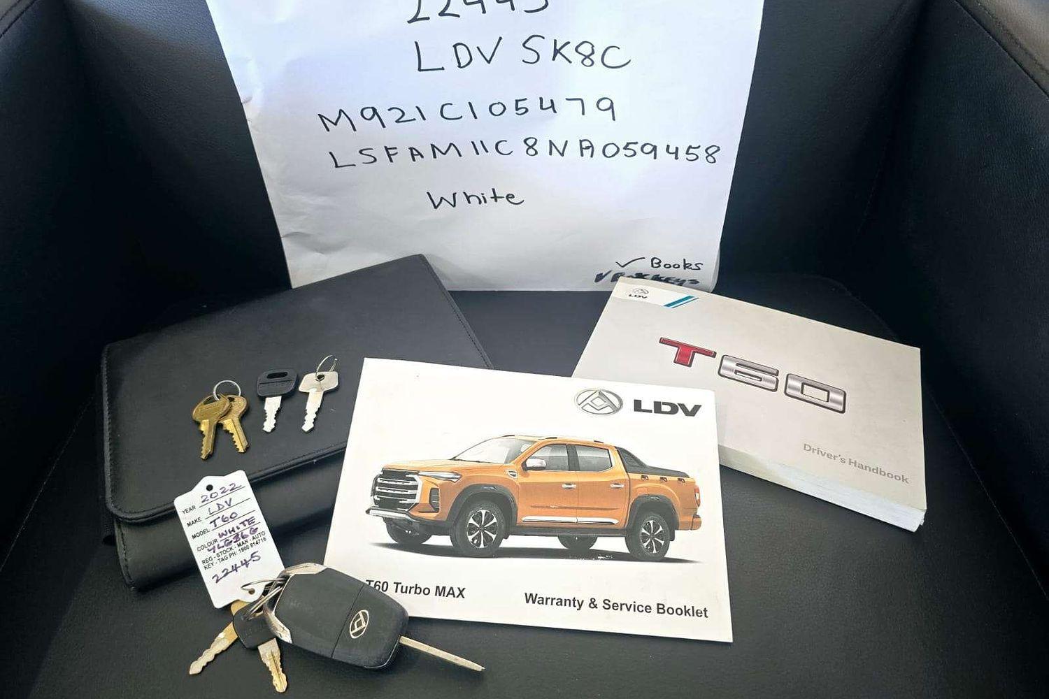2021 LDV T60 SK8C MAX PRO (4x4) 8 SP AUTOMATIC DOUBLE CAB UTILITY