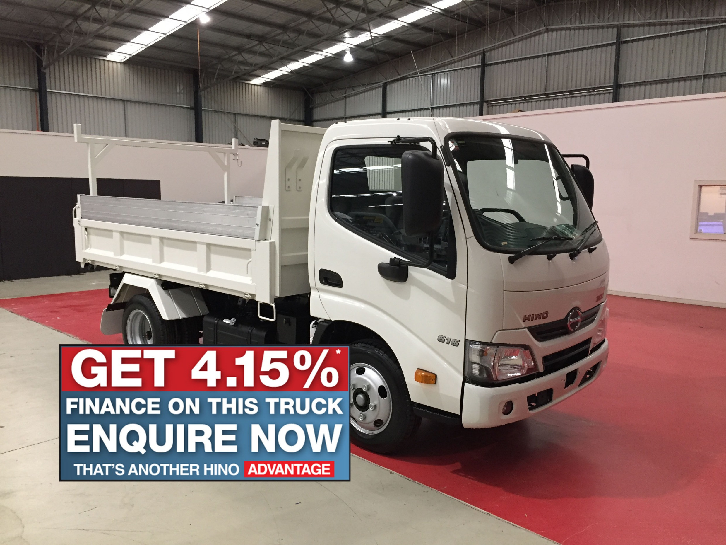 2019 HINO 616 - 300 SERIES TRUCK AUTOMATIC TIPPER