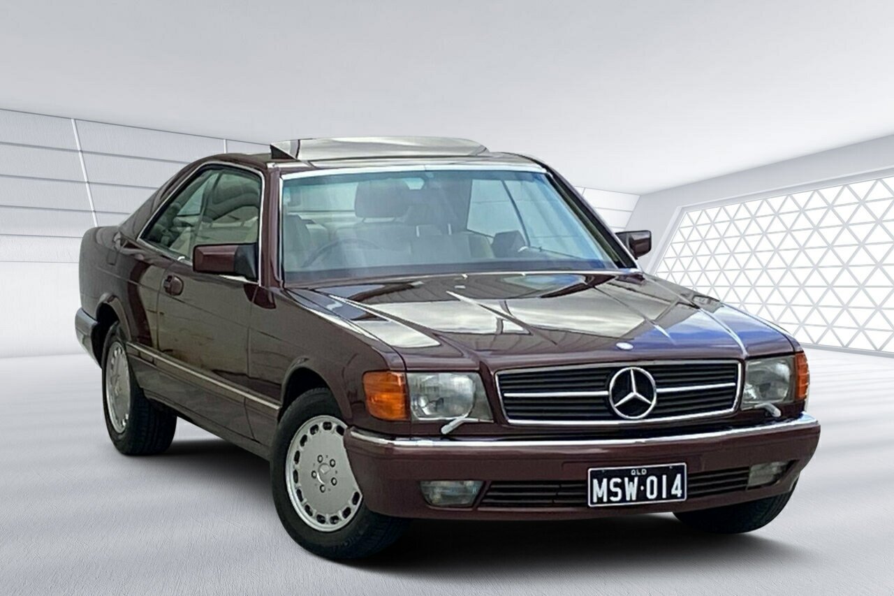 1989 MERCEDES-BENZ 560SEC W126 4 SP AUTOMATIC 2D COUPE