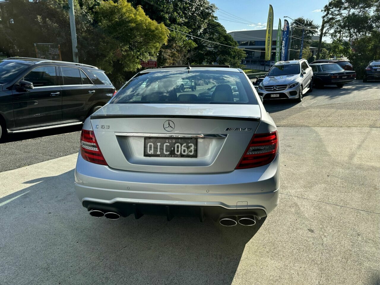 2012 MERCEDES-BENZ C63 W204 MY12 AMG 7 SP AUTOMATIC G-TRONIC 4D SEDAN