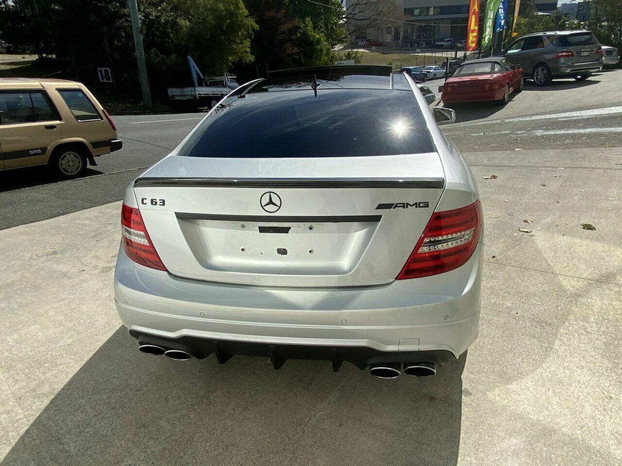 2012 MERCEDES-BENZ C63 W204 MY12 AMG 7 SP AUTOMATIC G-TRONIC 2D COUPE