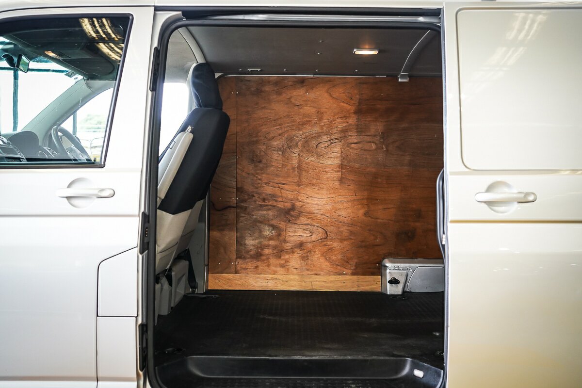 2014 VOLKSWAGEN TRANSPORTER T5 MY15 TDI400 LWB DSG 7 SP SPORTS AUTOMATIC DUAL CLUTCH 4D VAN