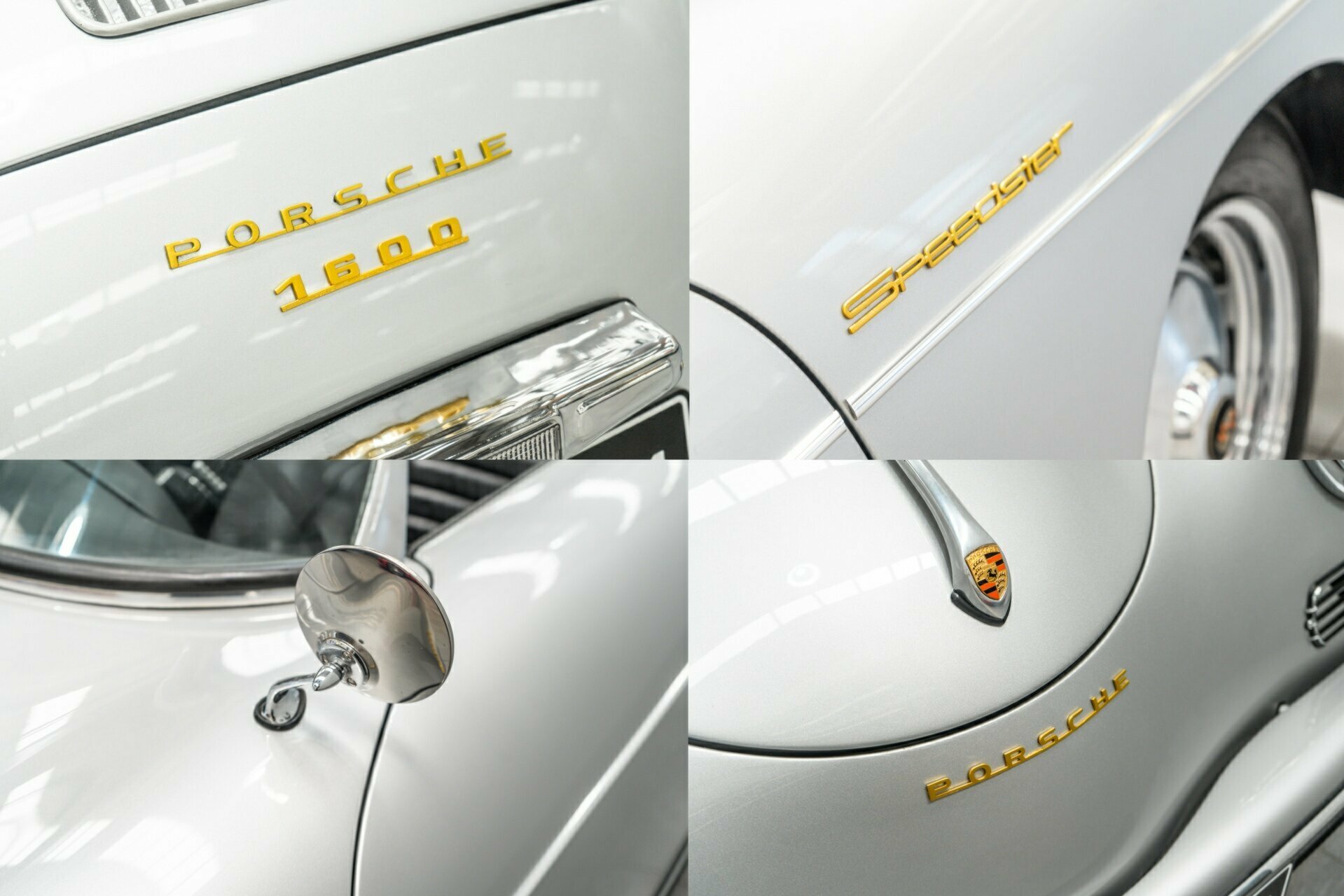 1956 PORSCHE 356 A SPEEDSTER 4 SP MANUAL 2D CABRIOLET