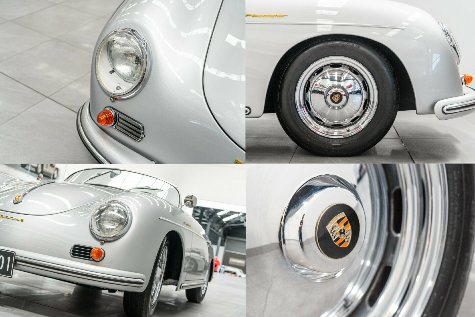 1956 PORSCHE 356 A SPEEDSTER 4 SP MANUAL 2D CABRIOLET